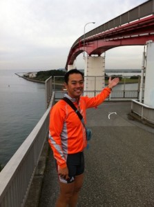 岩田さん＆赤い橋